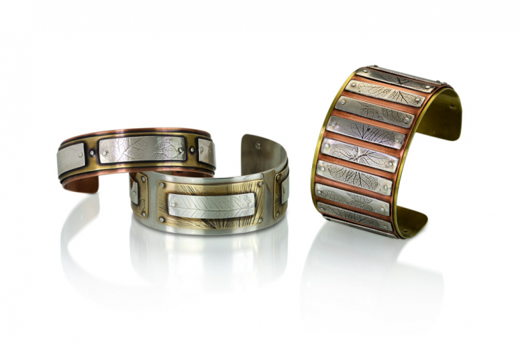 layered nature cuffs