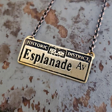 Street Sign Necklaces