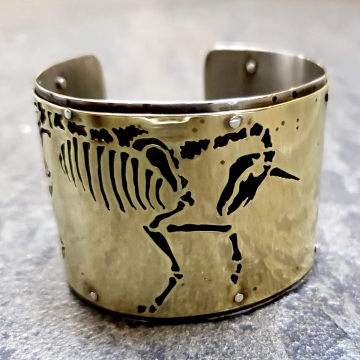 Chunky Unicorn Bones Cuff